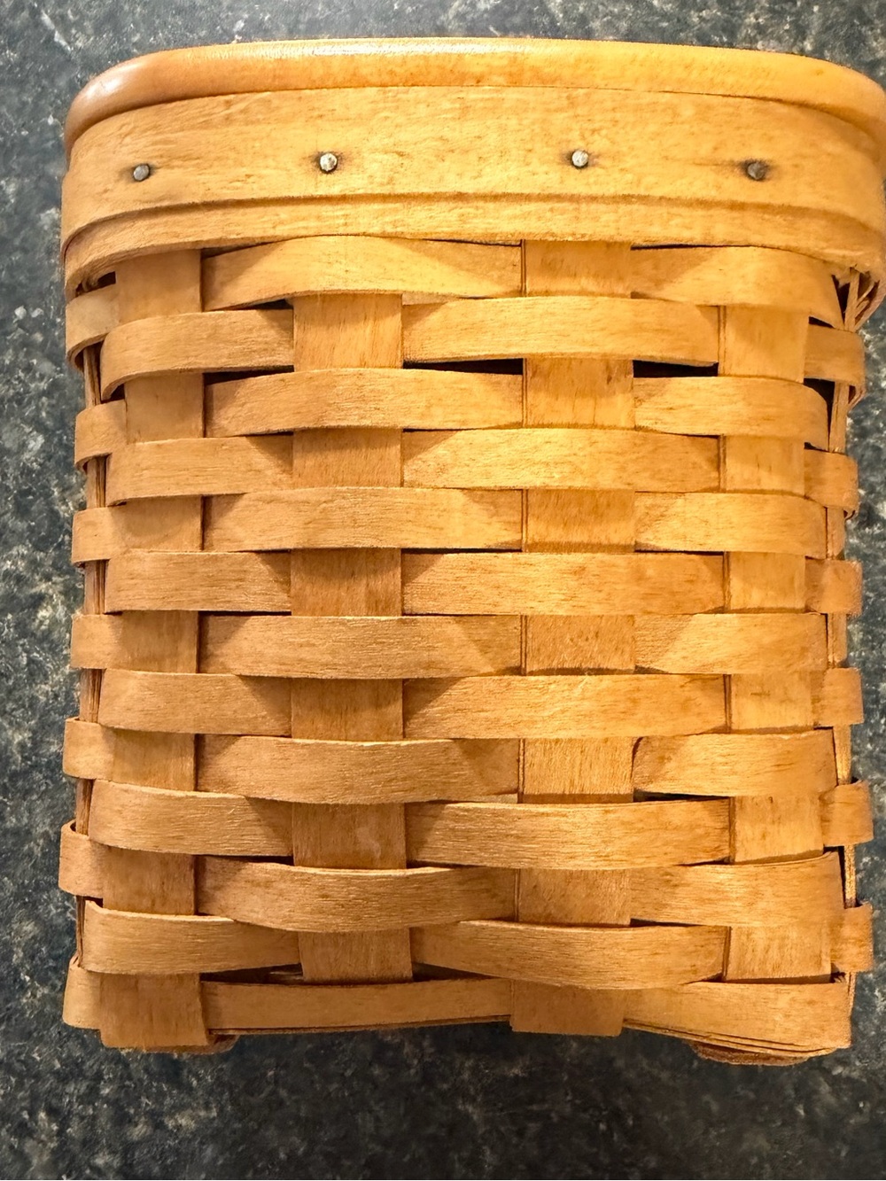 Longaberger 1997 Tall Tissue Basket
